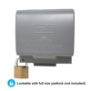 1-Gang Horizontal Metal Weatherproof Lockable While In Use Outdoor Outlet