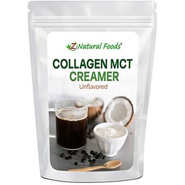 Collagen MCT Oil Creamer - Unflavored - For Coffee, Tea, Shakes & Smoothies - Perfect for Cooking or Baking Recipes - Keto & Paleo Diet Friendly Superfood Powder - Non GMO & Gluten Free - 1 lb