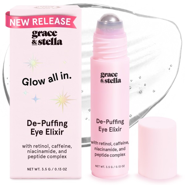 grace & stella Under Eye Brightener Roller - Airplane Travel
