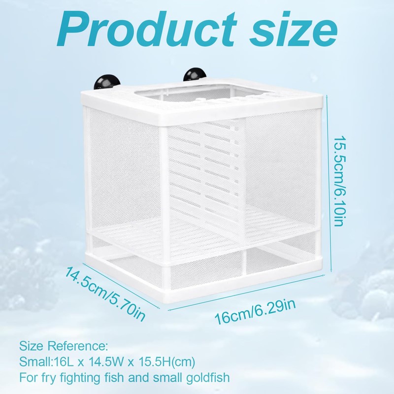 Fish Breeding Box, Breeding Box for Fish Tank, Baby Fish