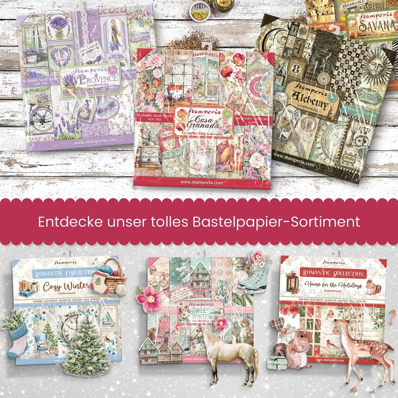 Stamperia Wedding Paper Pad 30x30