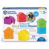 Learning Resources All About Me Sorting Houses,12 Pieces, Ages 3+,