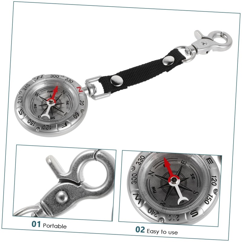 OHPHCALL Hiking Gear Wear-Resistant Mini Keychain Outdoor Exploration Essential with