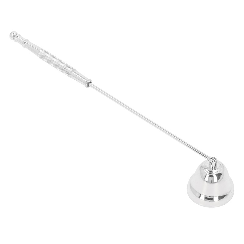 2PCS Candle Snuffer with Long Handle Bell Shape Metal Flame