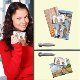 Metal Fridge Magnet Dog Funny with Saying 'Vorsicht Frau Decorative Magnet Dog Sayings Warning Sign Gift for Dog Lovers Fridge Magnetic Board