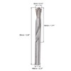sourcing map Cemented Carbide Twist Drill Bits 8mm Metal Drill