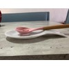 Posacucharas, Soporte para cucharas de cocina de Mármol natural, Blanco