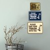 Signs ByLITA Classic Framed Please Take Your Trash With You