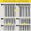 NICETOWN Faux Linen Light Grey Blackout Curtains, Hook Belt/Rod Pocket/Back