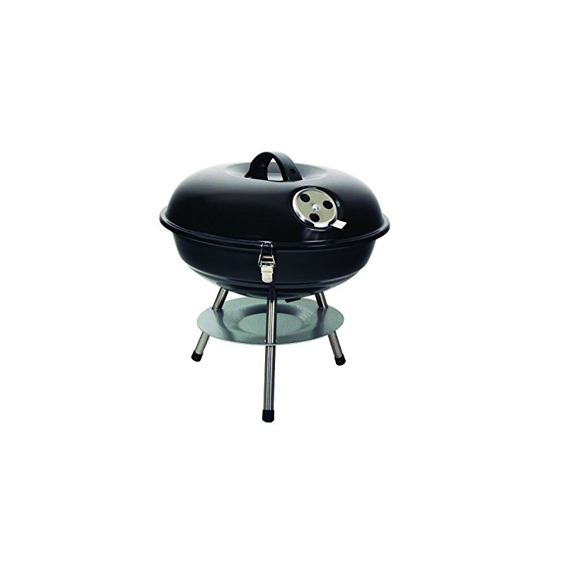 Texsport Barbecue Mini Portable Charcoal BBQ Grill, Black