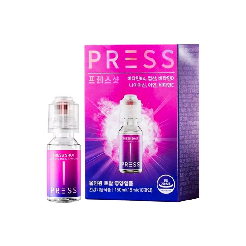 Press shot 15ml x 20 pieces / 프레스샷 15ml x