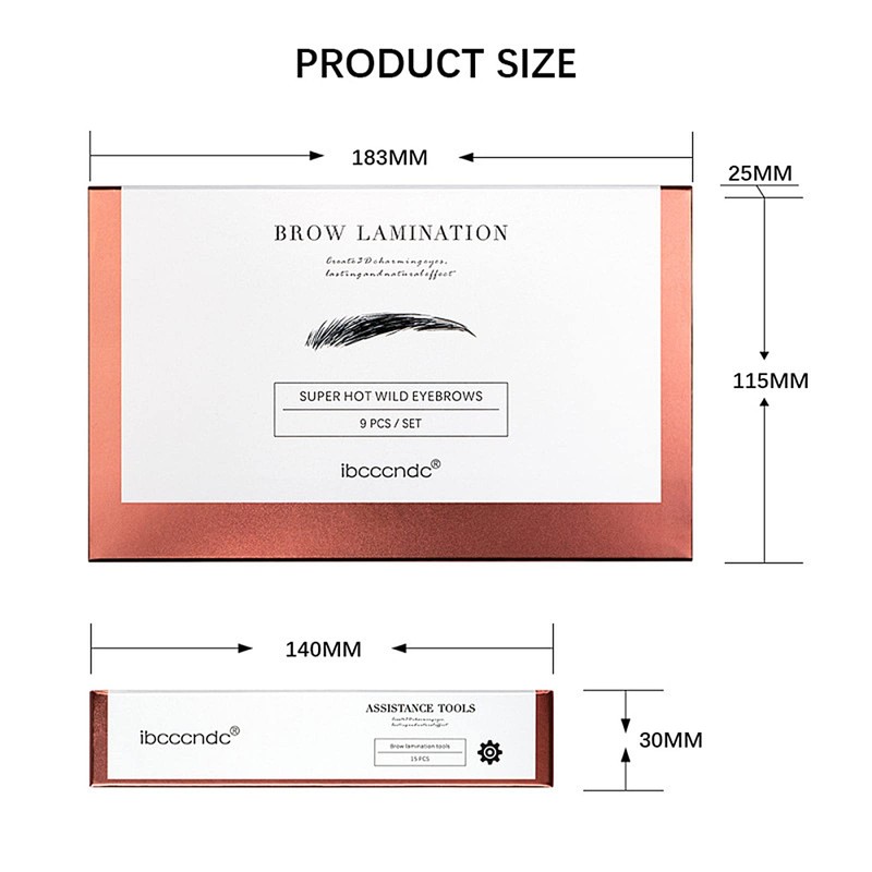 Domary Brow Lift Kit Eyebrow Lamination Set with Eyelash Brushes