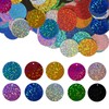 500 Pcs 10 Colors Round Large Sequins, 30mm Iridescent Loose