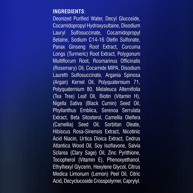 Majestic Pure Rosemary Oil Shampoo for Hair Growth - Volumizing