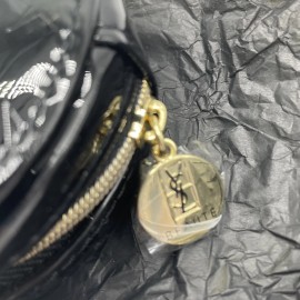 YVES SAINT LAURENT YSL SMALL POUCH/COIN POUCH BLACK WITH STARS NEW IN PACKING