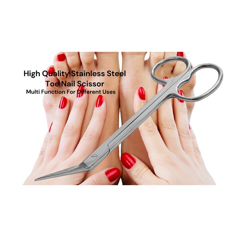 MKC® -Extra Long Toe Nail Scissors Clippers Cutters Back Pain