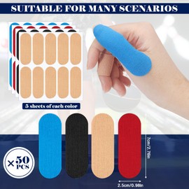 Haohai 200Pcs Bowling Thumb Tape, Bowling Finger Tape Pre Cut, Elastic Bowling Tape, Bowling Protective Performance Tape, Bowling Ball Tape for Thumb Hole, Bowlers Tape Bowling Accessories (200)