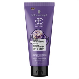 Schwarzkopf Extra Care Blonde Anti-Yellow Toning Purple Conditioner 250mL