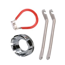 Wmzjnljy 4pcs Bike Spoke Wrench Kit Bike Spoke Wrench Kit Forged Steel Bike Rim Correct Tool Bicycle Spoke Tool-Grey(M58-4)