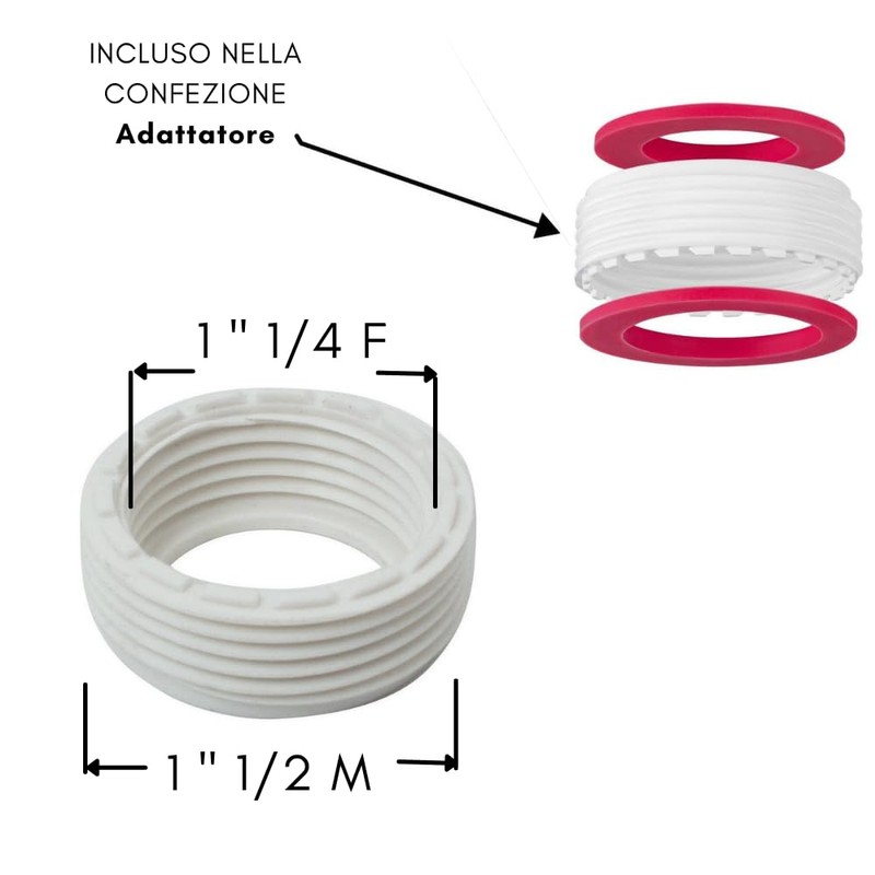 Schläfer 439002 | Sleeve Siphon Drain Undersink Adjustable Hose Universal