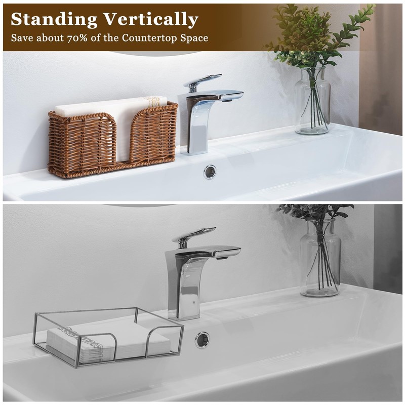 Sumnacon Guest Towel Holder for Bathroom, Disposable Vertical Paper Towel