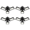 Aoretic LED Garage Lights Bulb 4 Pack -80W, 8000LM 6500K