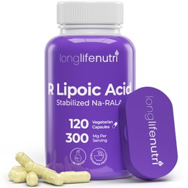 Longlifenutri ?cido R-alfa Lipoico Estabilizado 300 Mg: