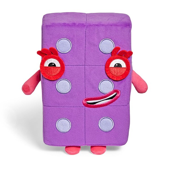 hand2mind Numberblock Six Playful Pal, Plush Figure Toys, Numbers for