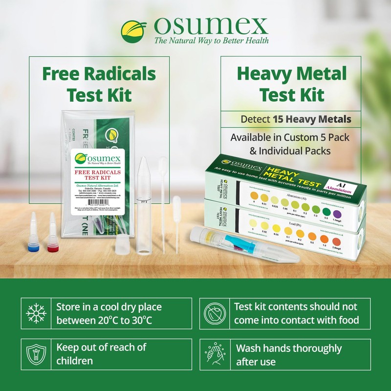 Osumex Heavy Metal Test Kit Copper Sensitive Kit 1 Pack