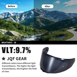 JQF Gear SJ-809 Modual Helmet Visor Shield Helmets Replacement Accessories