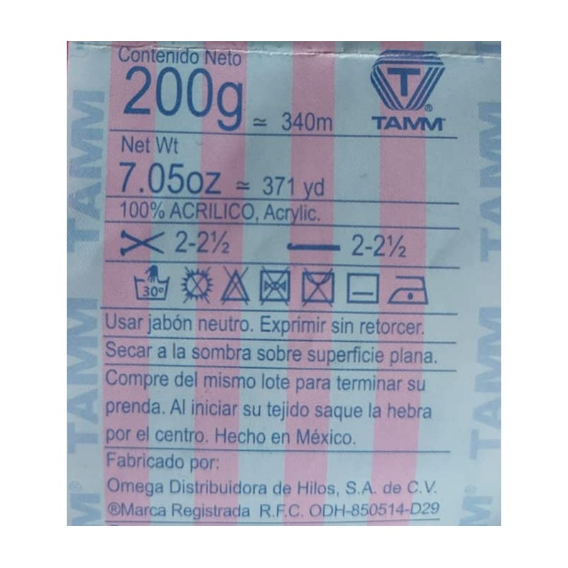 Estambre Candy Max, madeja de 200 gramos (Hueso)