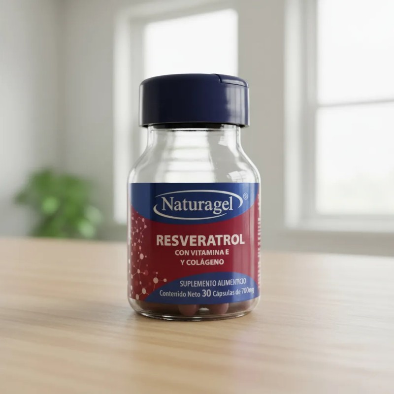 Resveratrol Con Vitamina E Y Colageno Suplemento 2 Pack