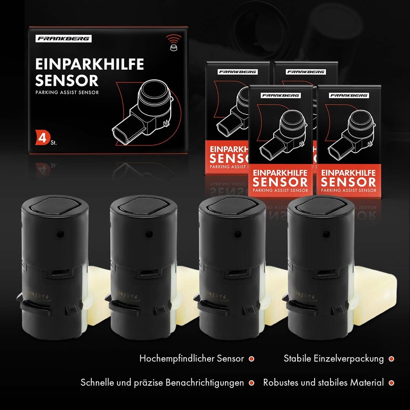 Frankberg 4 x Parking Sensors Front or Rear Compatible with