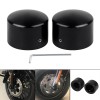 Unbranded Left & Right Front Axle Nut Covers Cap For