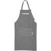 Dean & Deluca Women's Men's Full Apron, Striped, Pockets, Cotton,
