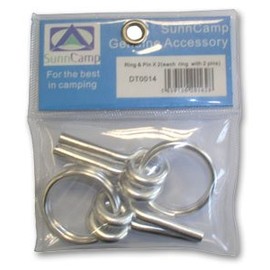 Sunncamp Tent/Awning Ring And Pin (Pack Of 2)
