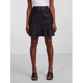 YAS Women's Yascolly Mw Naplon Skirt-Noos Skirt, black, m