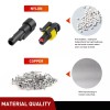 Nilight 120PCS 1 Pin Electrical Connector ?Plug Male Female Terminal