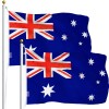 UD_Australia Australian Flag 3x5 Ft 2-Pack Printed Polyester By G128