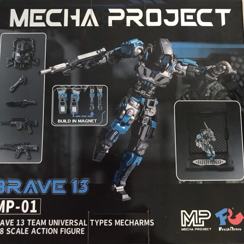 Fresh Retro Mecha Project MP 01 Brave 13 Team Mecha