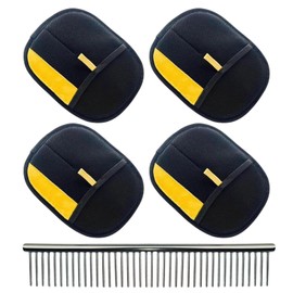 5 Pcs Pet Hair Removal Glove, Grooming Gloves, Dog Washing Gloves, Pet Hair Remover Glove, Pet Grooming Gloves, Pet Hair Removal Tool, Pet Hair Glove, For Pet Hair, Double Sided Pet Grooming Gloves