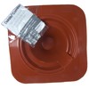 #3 (DC203REC) DEKTITE Square Base Combo Pipe Flashing Boot: RED