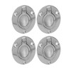 4Pcs M5 Flush Ring Pull Round Wear Proof Stainless Steel