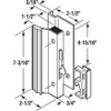 Prime-Line C 1001 Sliding Glass Door Handle Set, 4-15/16 In.,