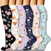 Compression Socks for Women & Men Circulation (6 Pairs) is