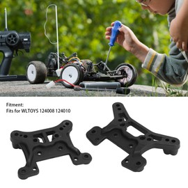 RC Front Rear Shock Tower Board, RC Shock Tower Board Set Lightweight Shock Absorption Tower Board Set for WLTOYS 124008 124010