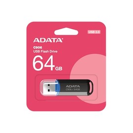 ADATA C906 - PenDRIVE USB 2.0 Stick Classic 64 GB, Color Negro