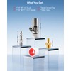 GODESON Locking Air Chuck, 12-Jaw No-Leak Design, 1/4" NPT Closed