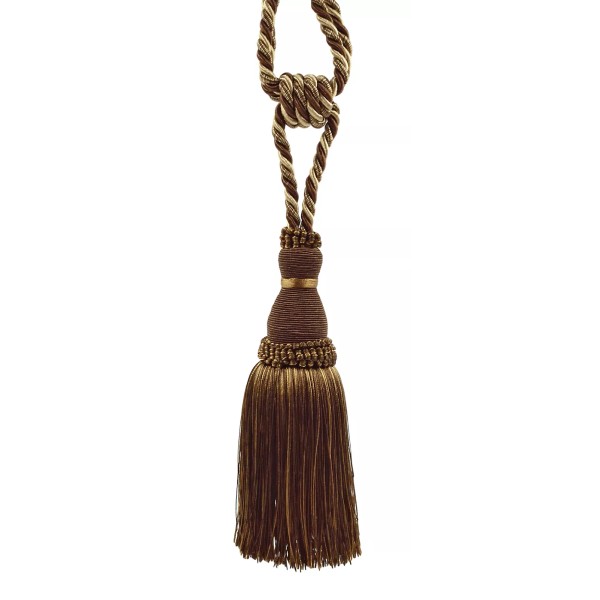 DÉCOPRO Tassel Tieback, Color# D2A2 - Cappuccino Brown [Sold Individually]