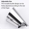 SagaSave 4 Pcs Finger Guard, Stainless Steel Kitchen Finger Nail